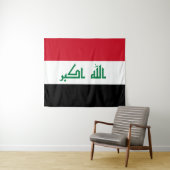 Irakese vlag wandkleed (In Situ (horizontaal))