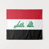 Irakese vlag wandkleed (Voorkant (horizontaal))