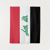 Irakese vlag wandkleed (Voorkant)