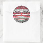 Irakisch Österreichisch Österreich Baum Ronde Sticker (Tas)