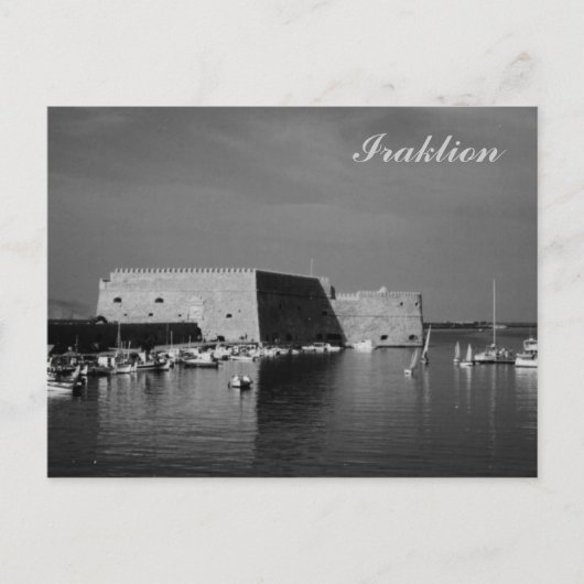 Iraklion Briefkaart (Voorkant)