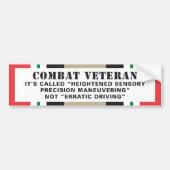Irakveteraan-foute driver bumpersticker (Voorkant)