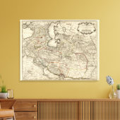 Iran, Afghanistan, Pakistan Canvas Afdruk (Insitu (Woonkamer))
