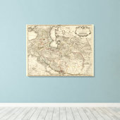 Iran, Afghanistan, Pakistan Canvas Afdruk (Insitu (Houten vloer))