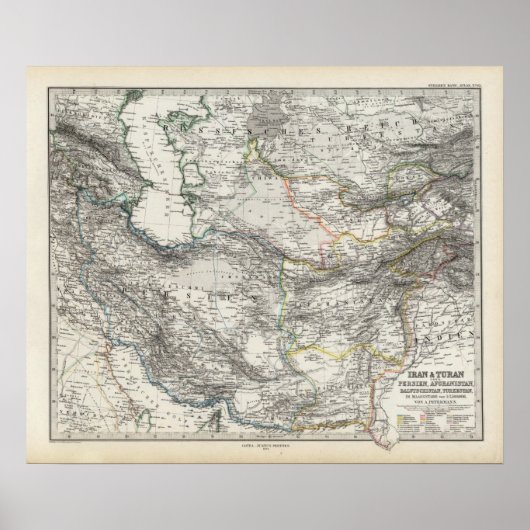 Iran Afghanistan Pakistan Poster (Voorkant)