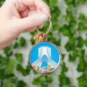 Iran Azadi Tower Sleutelhanger (Hand)