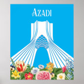 Iran Azadi (vrijheid) Poster (Voorkant)