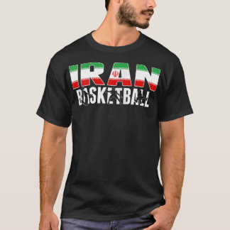 Iran Basketball Fans Jersey Iraanse vlag Proud Spo T-shirt