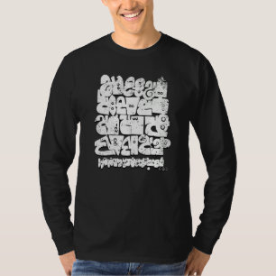 Iran en Iraans gedicht in het Farsi T-shirt