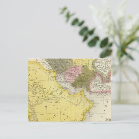 Iran en Saudi-Arabië Briefkaart (Staand voorkant)