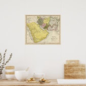 Iran en Saudi-Arabië Poster (Keuken)