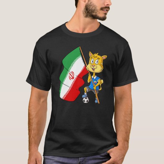 Iran Fan Kat T-shirt (Voorkant)