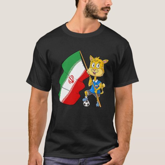 Iran Fan Kat T-shirt (Voorkant)