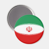 Iran Fisheye Vlag Magneet (Voorkant / Achterkant)