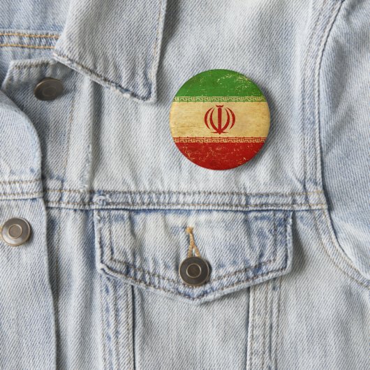 Iran Flag  Design Button (In situ)