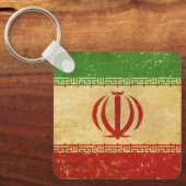 Iran Flag Design Sleutelhanger (Voorkant)