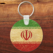 Iran Flag Design Sleutelhanger (Voorkant)