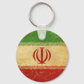 Iran Flag Design Sleutelhanger (Achterkant)