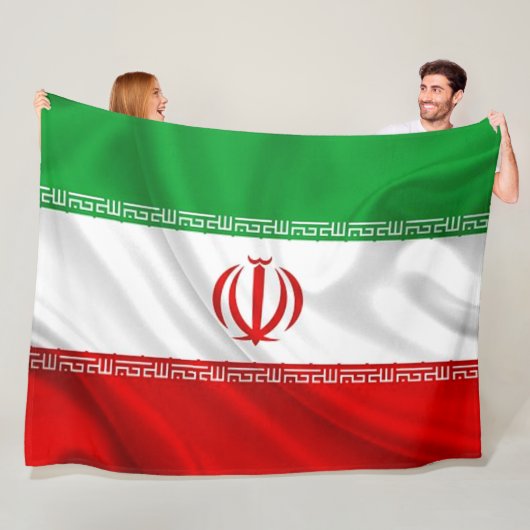 IRAN FLAG FLEECE DEKEN (In situ)