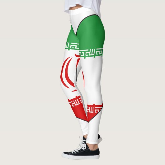 Iran Flag Heart Leggings (Links)