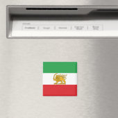 Iran Flag Lion And Sun Shah of Iran Flag Magnet (Insitu (Vaatwasser))