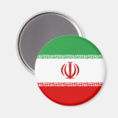 Iran Flag Magnet (Voorkant / Achterkant)