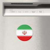 Iran Flag Magnet (Insitu (Vaatwasser))
