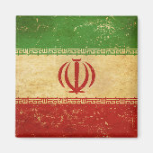 Iran Flag  ontwerpmagneet Magneet (Voorkant)