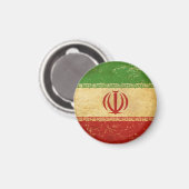 Iran Flag  ontwerpmagneet Magneet (Voorkant / Achterkant)