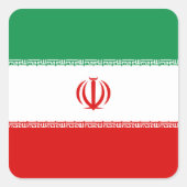 Iran Flag Sticker (Voorkant)