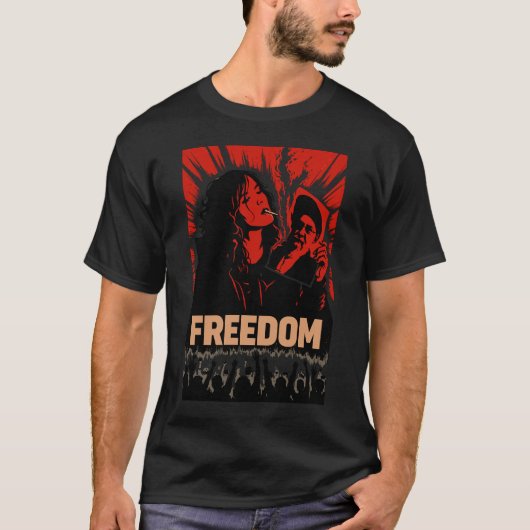IRAN FREEDOM Revolution of IRAN 2026 T-shirt (Voorkant)
