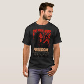 IRAN FREEDOM Revolution of IRAN 2026 T-shirt (Voorkant volledig)