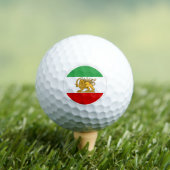 Iran Golf Balls, Perzische vlag, sjah of Iran Golfballen (Insitu Shirt)