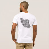 Iran Green Movement T-shirt (Achterkant volledig)