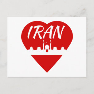Iran hart briefkaart