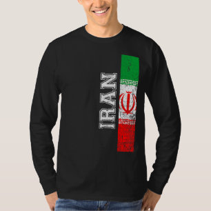 Iran Heritage Pride Country Support Iraanse vlag T-shirt