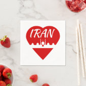 Iran houdt van Iran Servetten (Insitu)