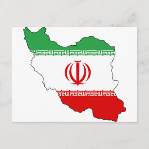 Iran IR lag, bekleding van de ج van de  van و ,  v Briefkaart