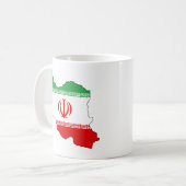 Iran IR lag, bekleding van de ج van de van و , v Koffiemok (Voorkant links)