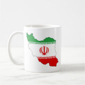 Iran IR lag, bekleding van de ج van de van و , v Koffiemok (Links)