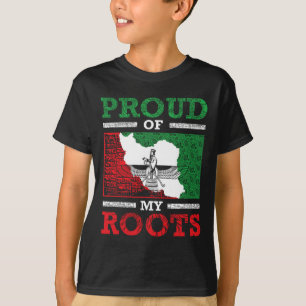 Iran Iraans Perzisch Irani Vlag Iran Wortels Farsi T-shirt