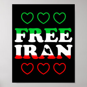 Iran _ iran hart Perzisch citaat _ vrijheid voor i Poster