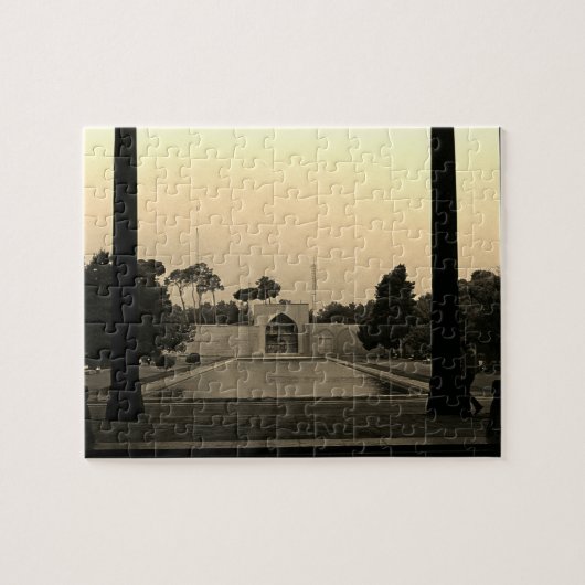 Iran Isfahan chehel sotun paleis 1970 Legpuzzel (Horizontaal)