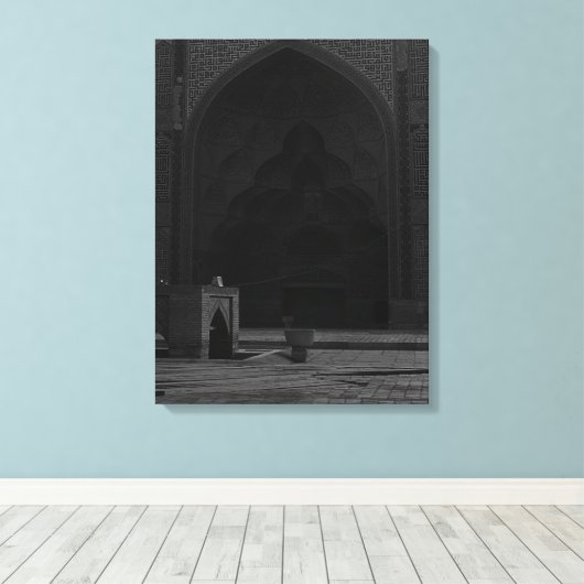  Iran Isfahan friday Mosque Canvas Afdruk (Insitu (Houten vloer))