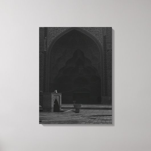 Iran Isfahan friday Mosque Canvas Afdruk (Voorkant)