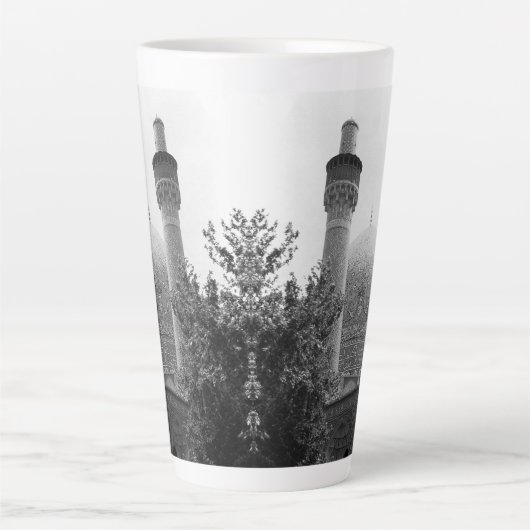 Iran Isfahan royal moskee Canvas Print Latte Mok (Voorkant)