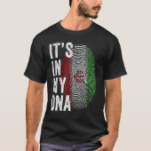 Iran It's In My DNA Cute Iranian Fingerprint Iran  T-shirt (Voorkant)