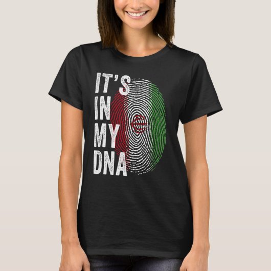 Iran It's In My DNA Cute Iranian Fingerprint Iran T-shirt (Voorkant)