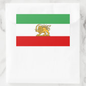 IRAN Leeuw en Zon Vlag GROOT Sticker (Tas)