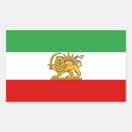 IRAN Leeuw en Zon Vlag GROOT Sticker